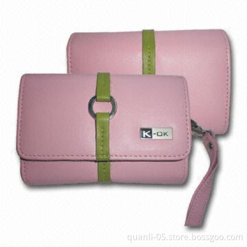 Customized Camera Case, Made of Leather or Fabric